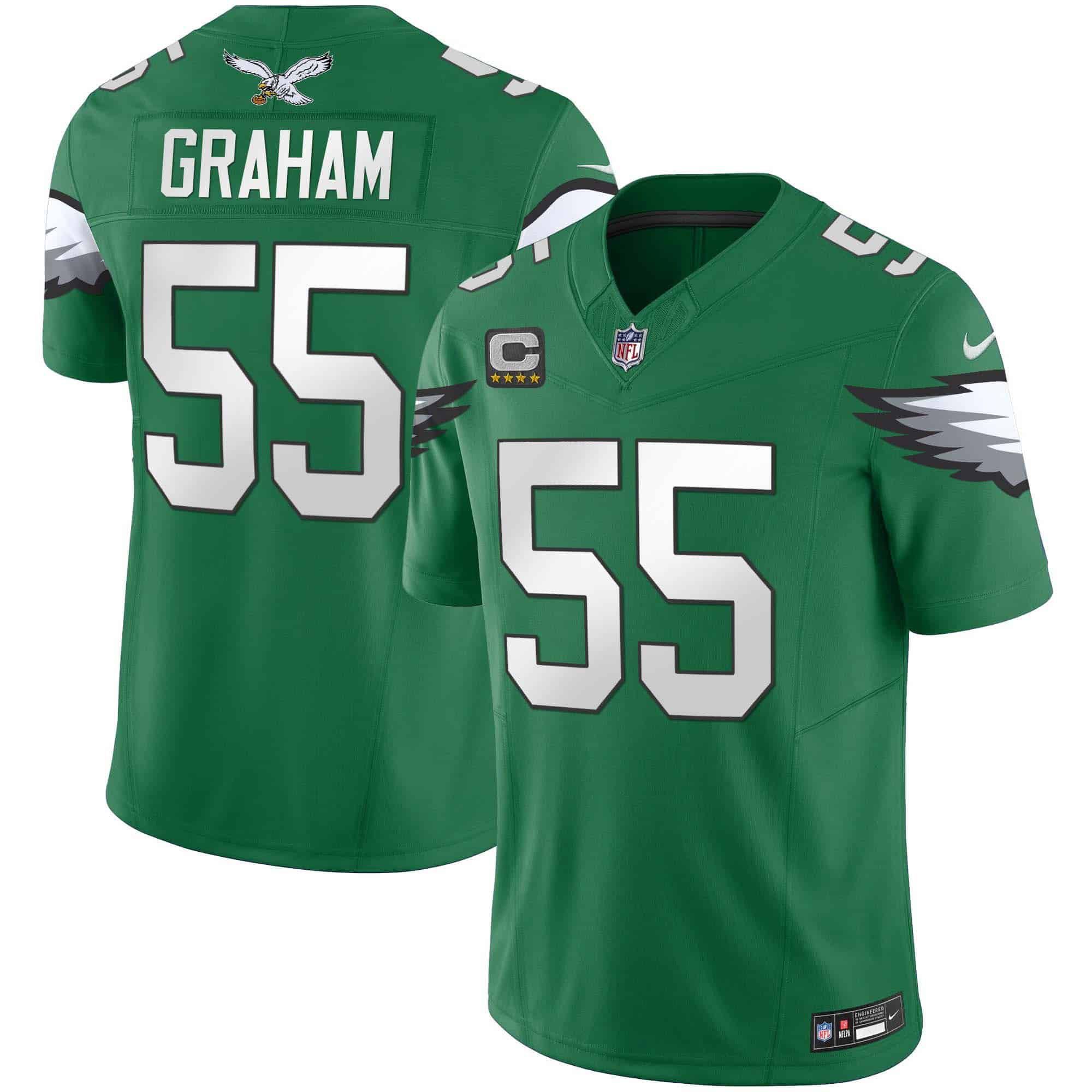 Men Philadelphia Eagles 55 Graham Green 2024 Nike Vapor Limited NFL Jersey